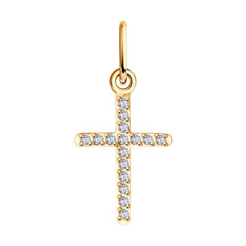 Подвеска SOKOLOV - Золото 375, Фианит (арт. 120309-4)