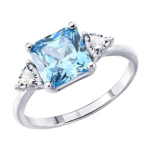 Кольцо SOKOLOV - Серебро 925, Фианит (арт. 94014895-91)