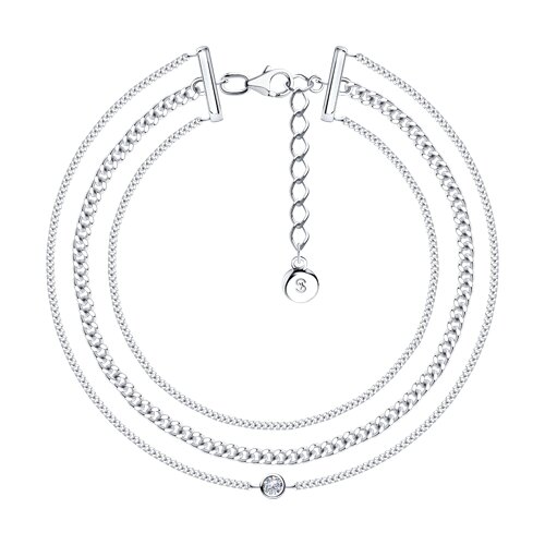Браслет SOKOLOV - Серебро 925, Фианит (арт. 94050696)