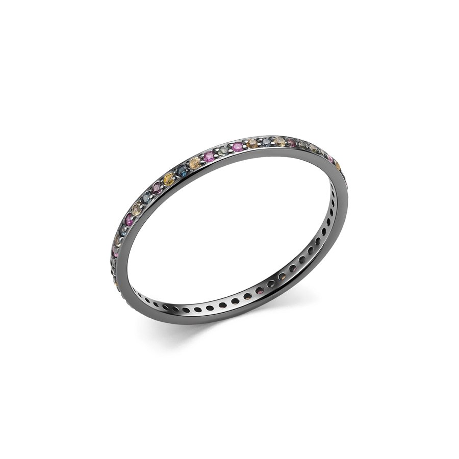 Кольцо Дар - Серебро 925, Синтетический сапфир (арт. К-2302чр11151)