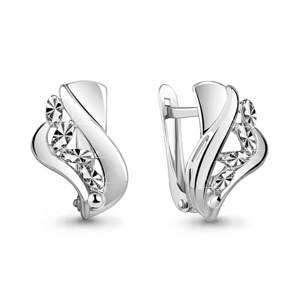 Серьги Аквамарин - Серебро 925 (арт. 34043.5)