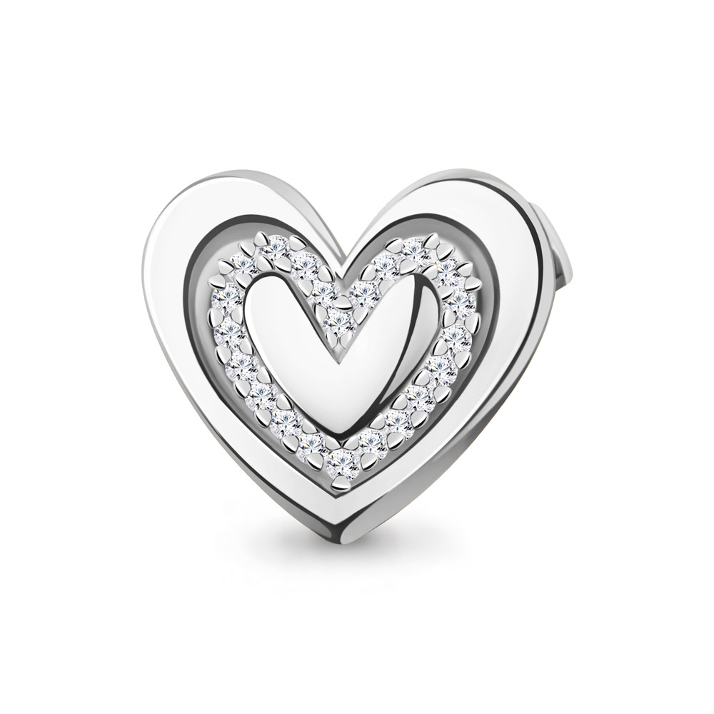 Брошь Аквамарин - Серебро 925, Фианит (арт. 72840А.5)