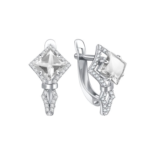 Серьги Talant - Серебро 925, Фианит (арт. 10-72-0001-23763)