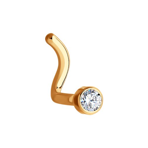 Пирсинг SOKOLOV - Золото 375, Фианит (арт. 31-160-02536-1)