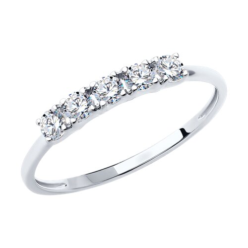 Кольцо SOKOLOV - Золото 585, Фианит (арт. 018863-3)