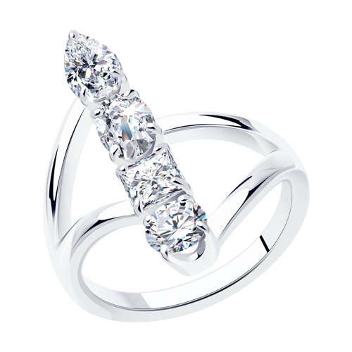 Кольцо SOKOLOV - Серебро 925, Фианит (арт. 94013299)