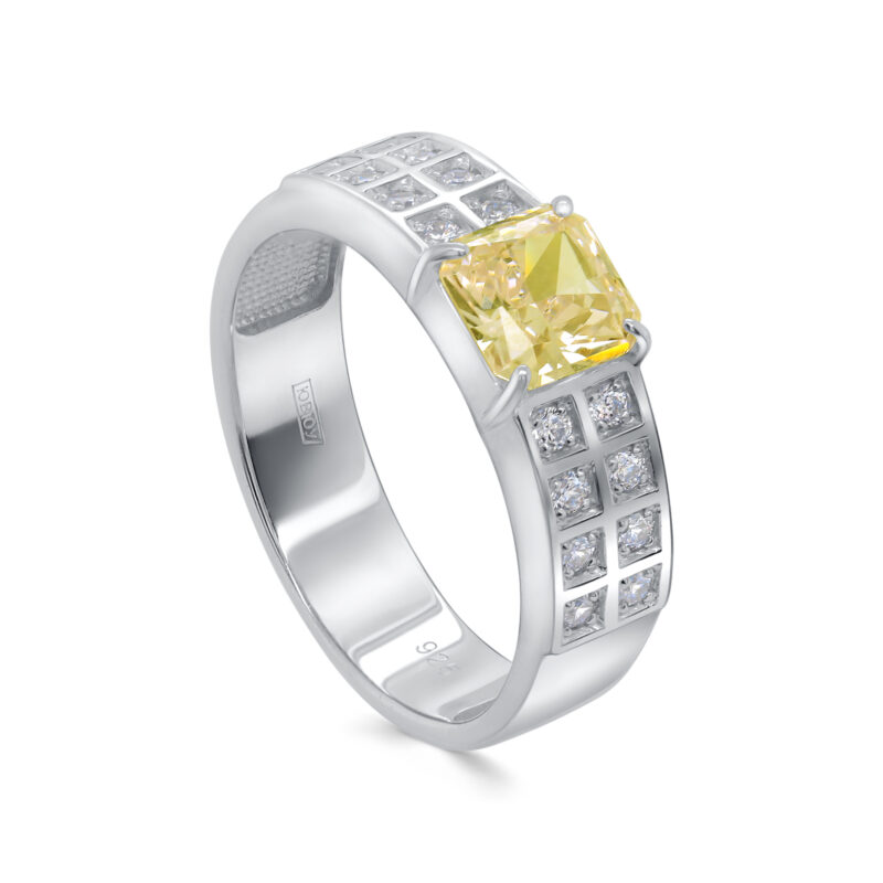 Кольцо Кабаровских - Серебро 925, Бриллианит, Фианит (арт. 11-775-11600)