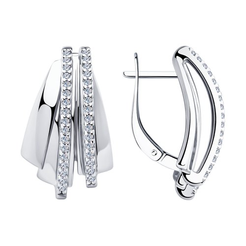 Серьги Diamant - Серебро 925, Фианит (арт. 94-120-00425-1)