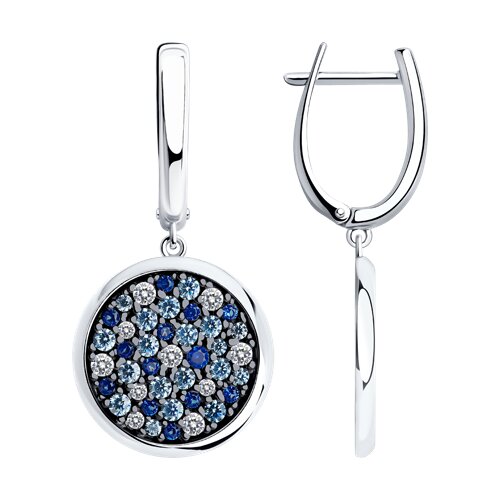 Серьги SOKOLOV - Серебро 925, Фианит (арт. 94026420)