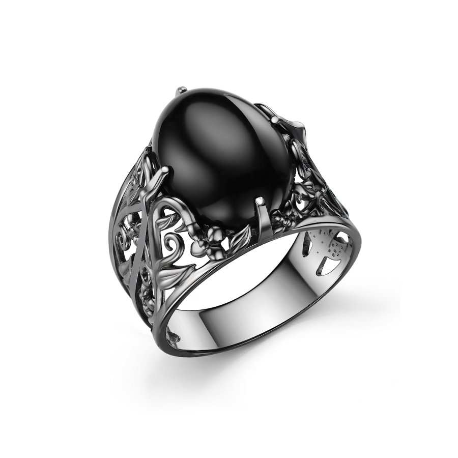 Кольцо Дар - Серебро 925, Агат (арт. К-5225чрк442)