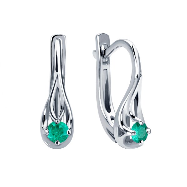 Серьги Platinum Lab. - Платина 950 (арт. ПС-202И-01)