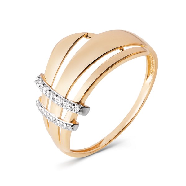 Кольцо ЮФ Династия - Золото 375, Фианит (арт. 020981-5102)