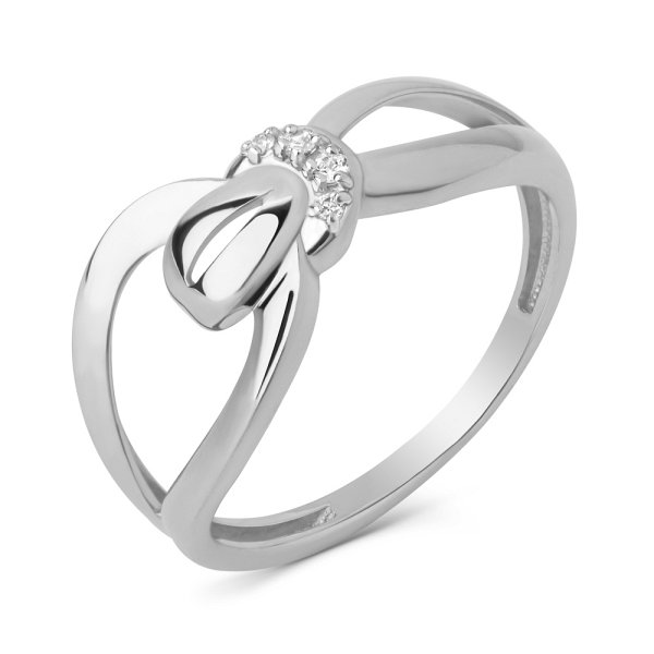 Кольцо ЮФ Династия - Золото 585, Фианит (арт. 020391-3101)