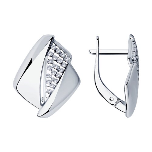 Серьги Diamant - Серебро 925, Фианит (арт. 94-120-00681-1)