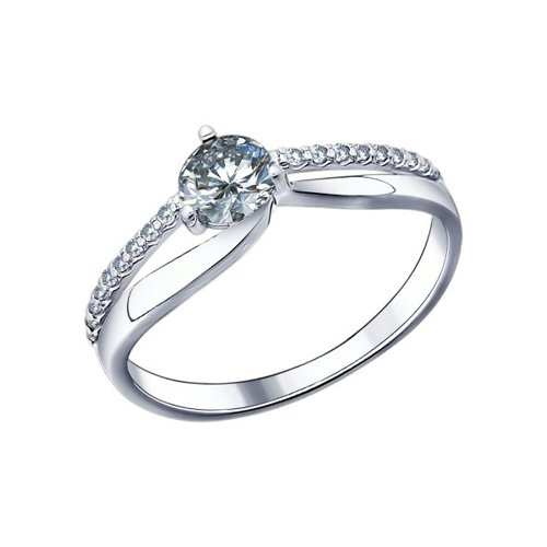 Кольцо SOKOLOV - Серебро 925, Фианит (арт. 94011491)