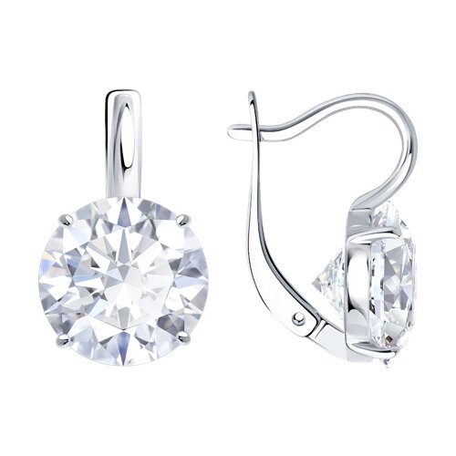 Серьги SOKOLOV - Серебро 925, Фианит (арт. 94026910)