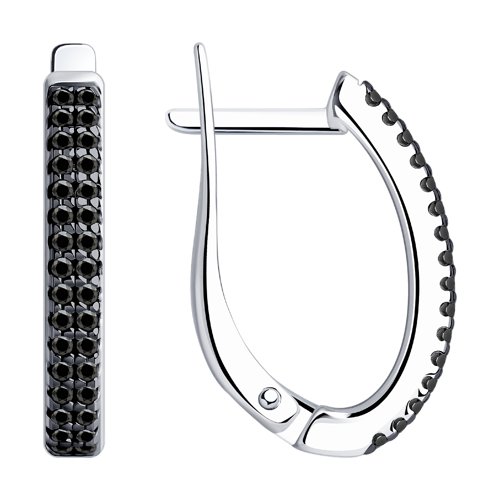 Серьги SOKOLOV - Серебро 925, Фианит (арт. 94024811)