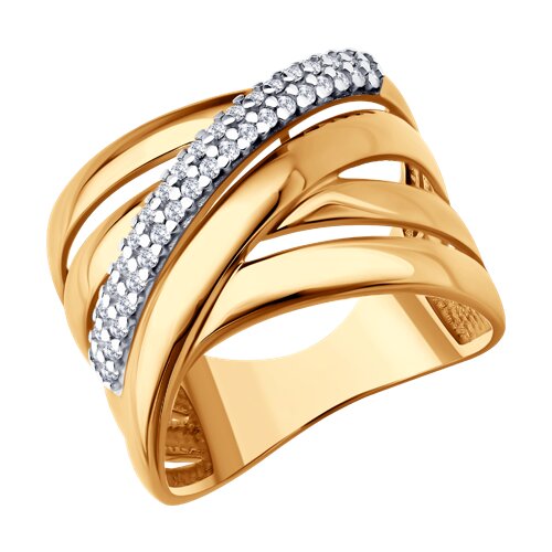 Кольцо SOKOLOV - Серебро 925, Фианит (арт. 93011189)