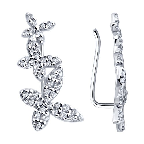 Серьги SOKOLOV - Серебро 925, Фианит (арт. 94027767)