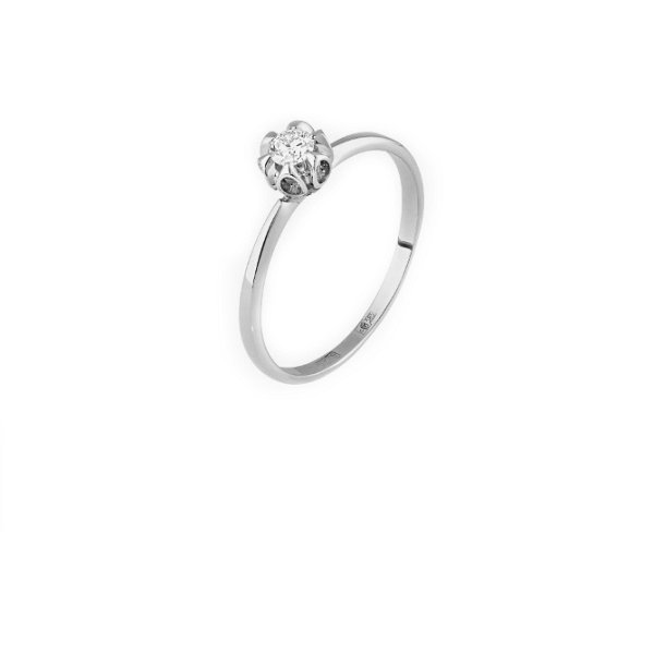 Кольцо РИНГО - Золото 585, Бриллиант (арт. Зк-7462Б)