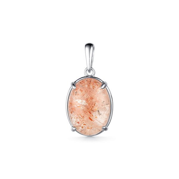 Подвеска Дар - Серебро 925, Солнечный камень (арт. П-5105рк4143)