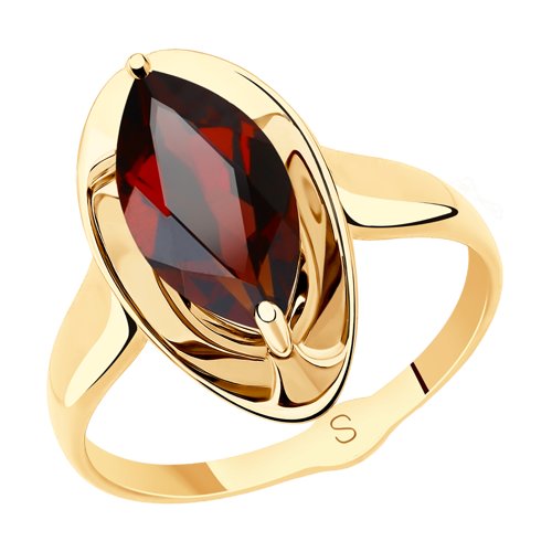 Кольцо SOKOLOV - Золото 585, Гранат (арт. 715530)
