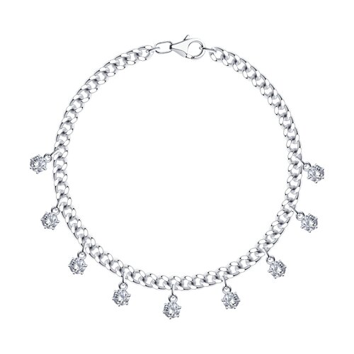 Браслет SOKOLOV - Серебро 925, Фианит (арт. 94050708)