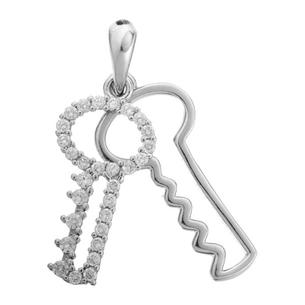 Подвеска Мастер Клио - Серебро 925, Фианит (арт. 22П145111)