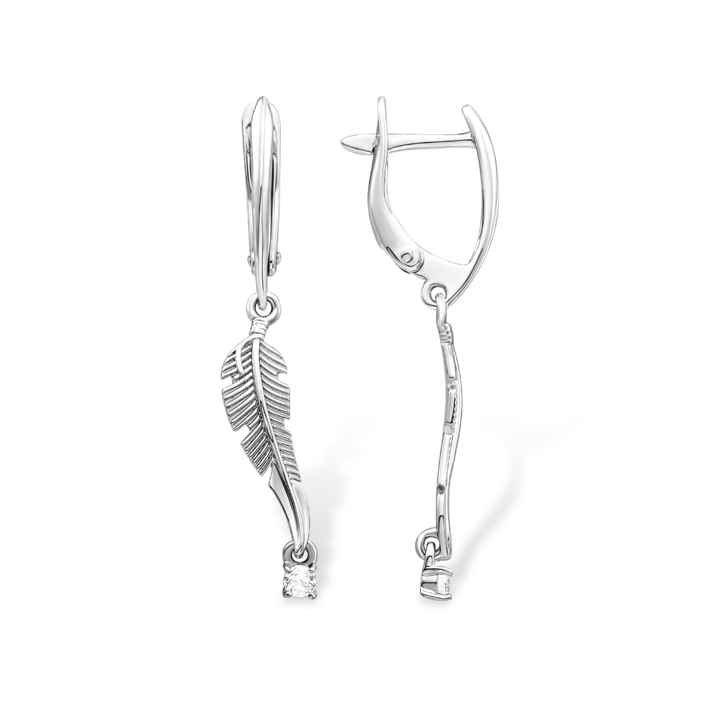 Серьги EFREMOV - Серебро 925, Фианит (арт. 12100112018-501)