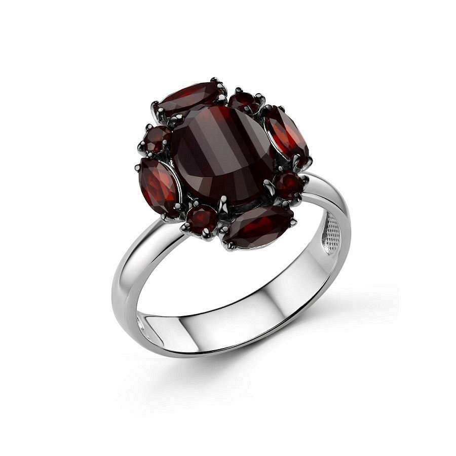 Кольцо Дар - Серебро 925, Гранат (арт. К-5261рчс404)