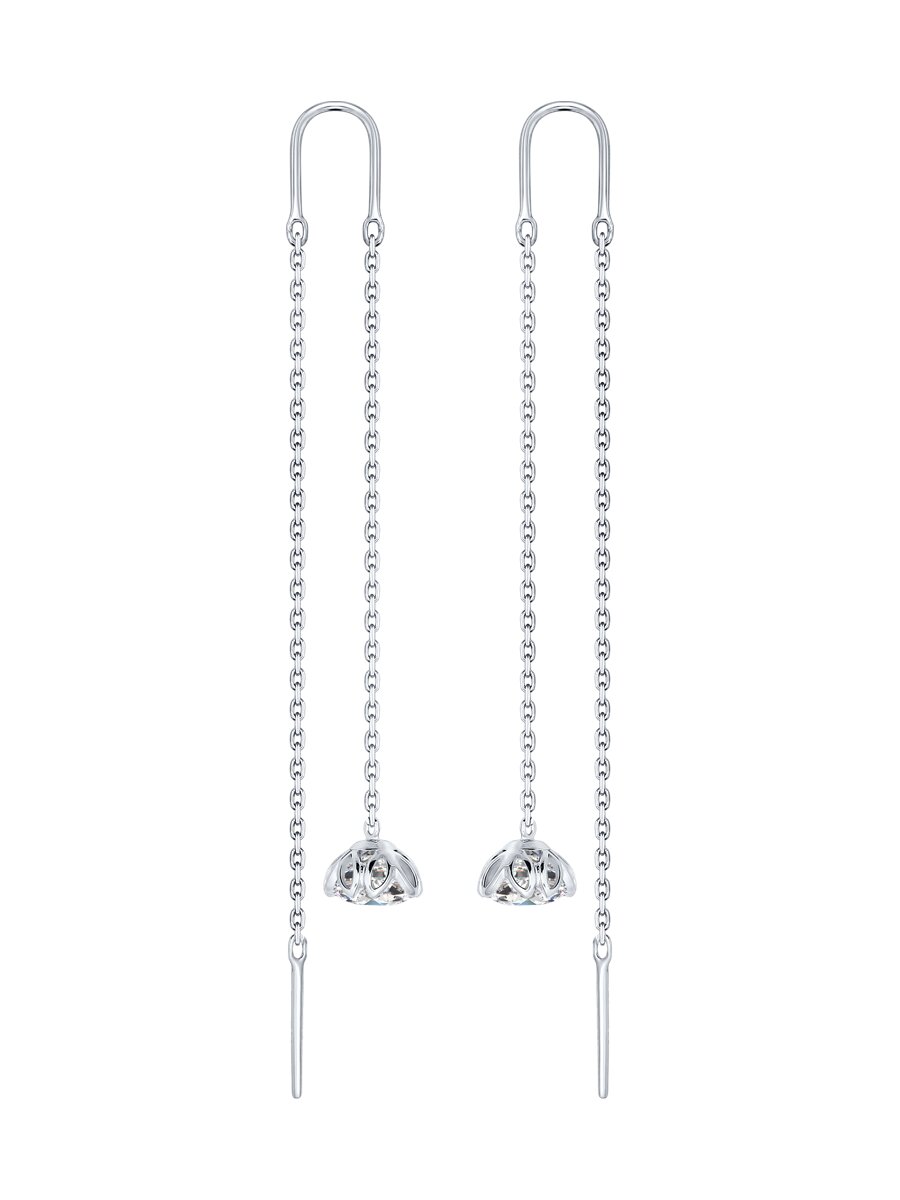 Серьги SOKOLOV - Серебро 925, Фианит (арт. 94025666)