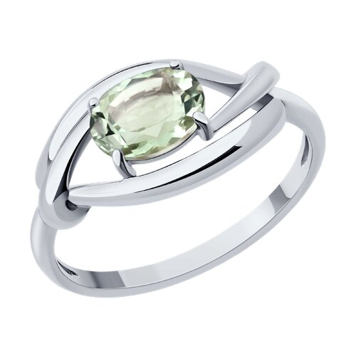 Кольцо Diamant - Серебро 925, Празиолит (арт. 94-310-00186-2)