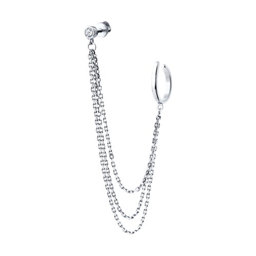 Серьга SOKOLOV - Серебро 925, Фианит (арт. 94170244)