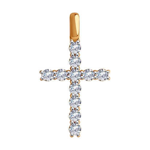 Подвеска Diamant - Золото 585, Фианит (арт. 51-130-02097-1)