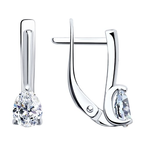 Серьги SOKOLOV - Серебро 925, Swarovski (арт. 94025943)