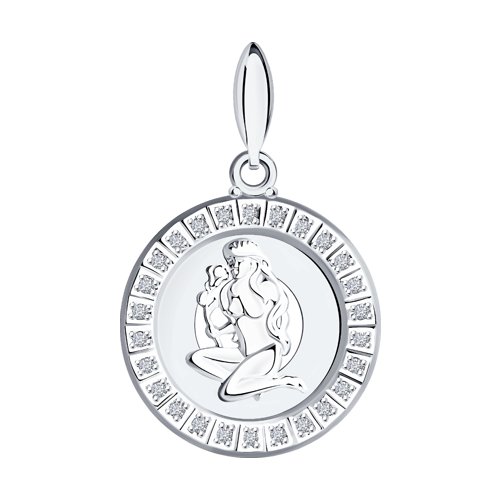 Подвеска SOKOLOV - Серебро 925, Фианит (арт. 94031388)