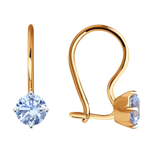 Серьги SOKOLOV - Золото 375, Фианит (арт. 026948-4)