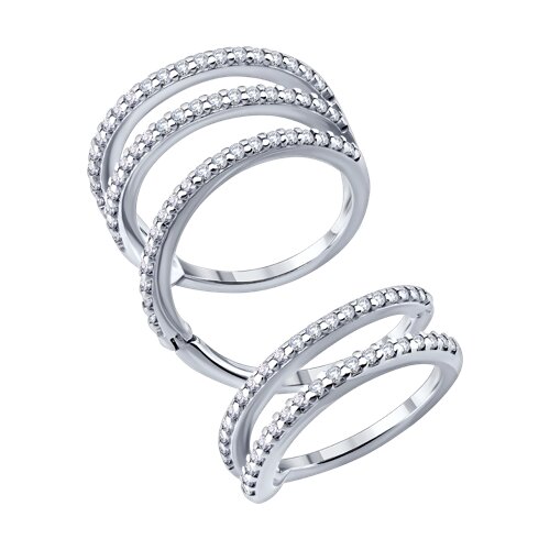 Кольцо SOKOLOV - Серебро 925, Фианит (арт. 94014926)