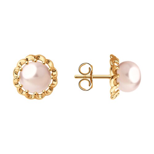 Серьги Diamant - Серебро 925, Жемчуг культивированный (арт. 93-322-01929-1)