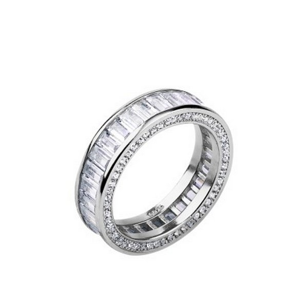 Кольцо Фиделис - Серебро 925, Фианит (арт. CAS3152R-ye)