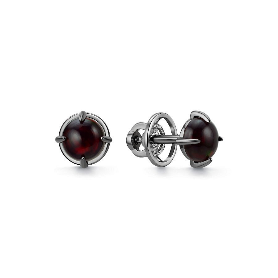 Серьги Дар - Серебро 925, Опал (арт. С-3896чрк11716)