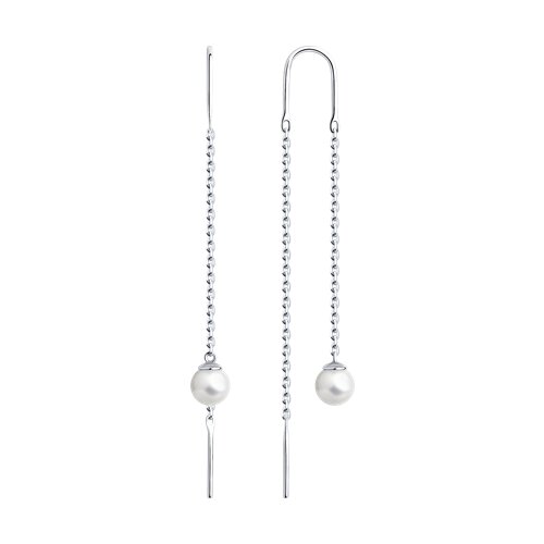 Серьги SOKOLOV - Серебро 925, Жемчуг культивированный (арт. 94025916)