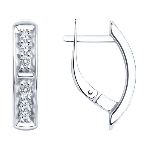 Серьги Diamant - Серебро 925, Фианит (арт. 94-120-01544-1)