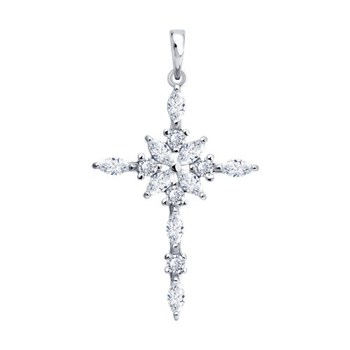 Подвеска Diamant - Серебро 925, Фианит (арт. 94-130-02176-1)