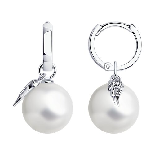 Серьги SOKOLOV - Серебро 925, Жемчуг имитация (арт. 94025023)