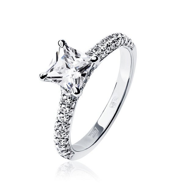 Кольцо Platinum Lab. - Платина 950 (арт. ПК-067-01)