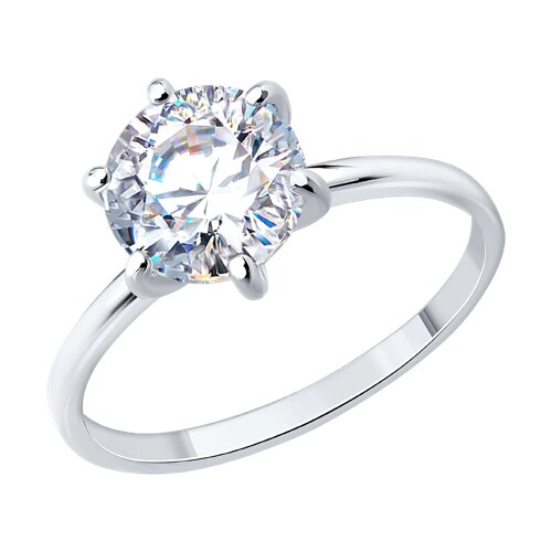 Кольцо SOKOLOV - Серебро 925, Бриллианит (арт. 94014935)