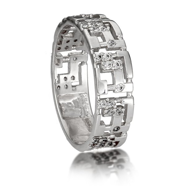 Кольцо Галатея - Серебро 925, Фианит (арт. 2711.1)