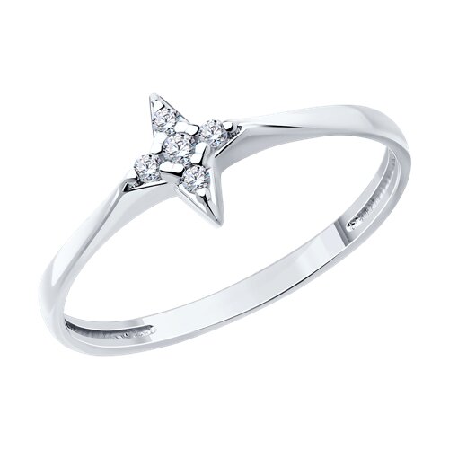 Кольцо SOKOLOV - Серебро 925, Фианит (арт. 94013765)