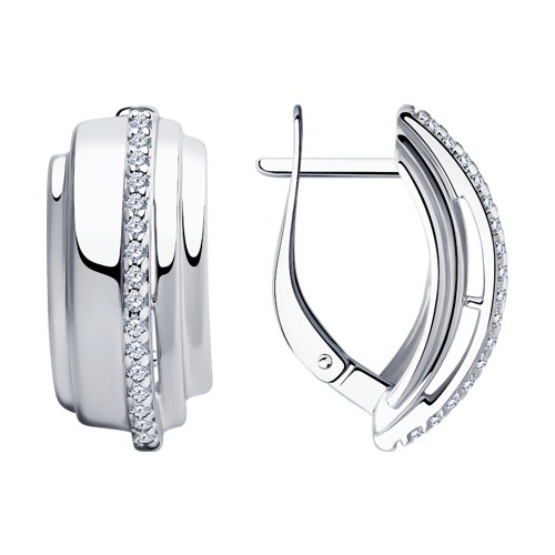 Серьги Diamant - Серебро 925, Фианит (арт. 94-120-00426-1)